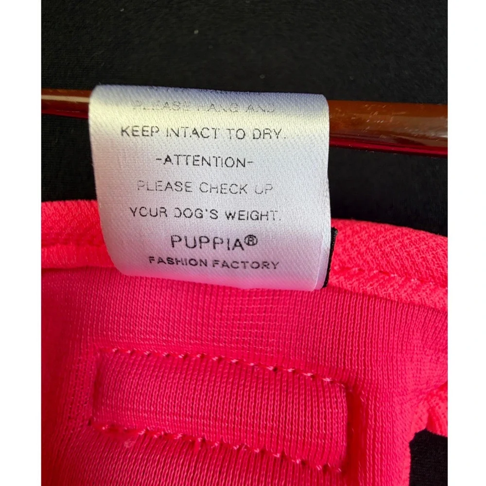 Puppia Neon Vest Dog Harness Small Pink Air Mesh‎ Step In PAPA-AH1325 Pet Vest